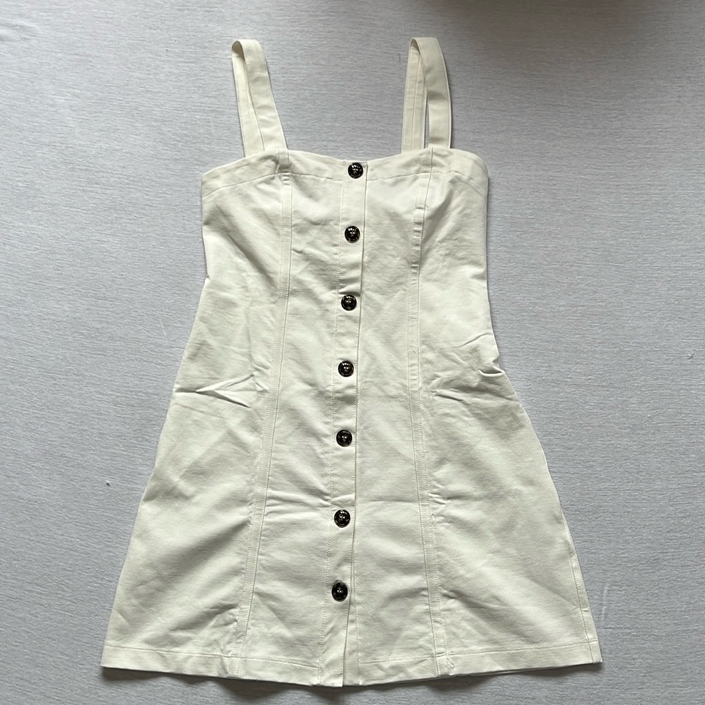 NWT H&M white a-line dress